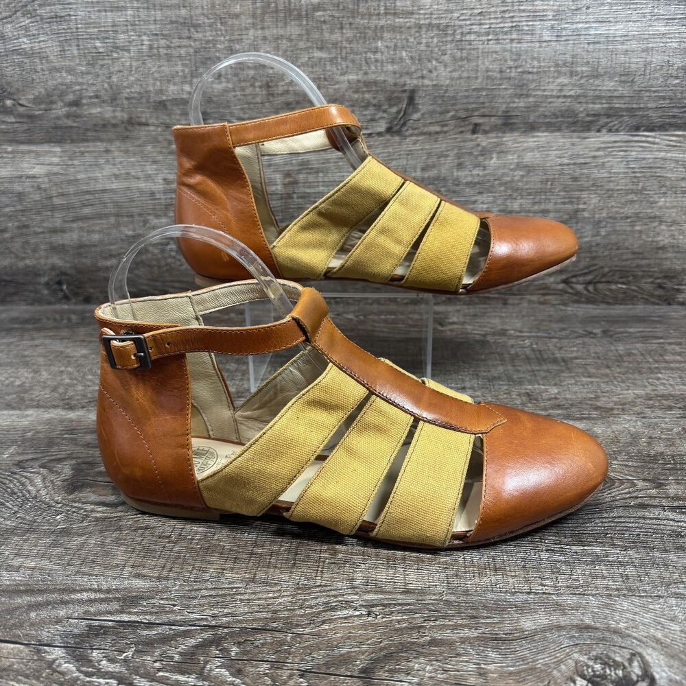 Wolverine 1000 Mile Samantha Pleet Fisherman Sandals Women's 10 Leather USA